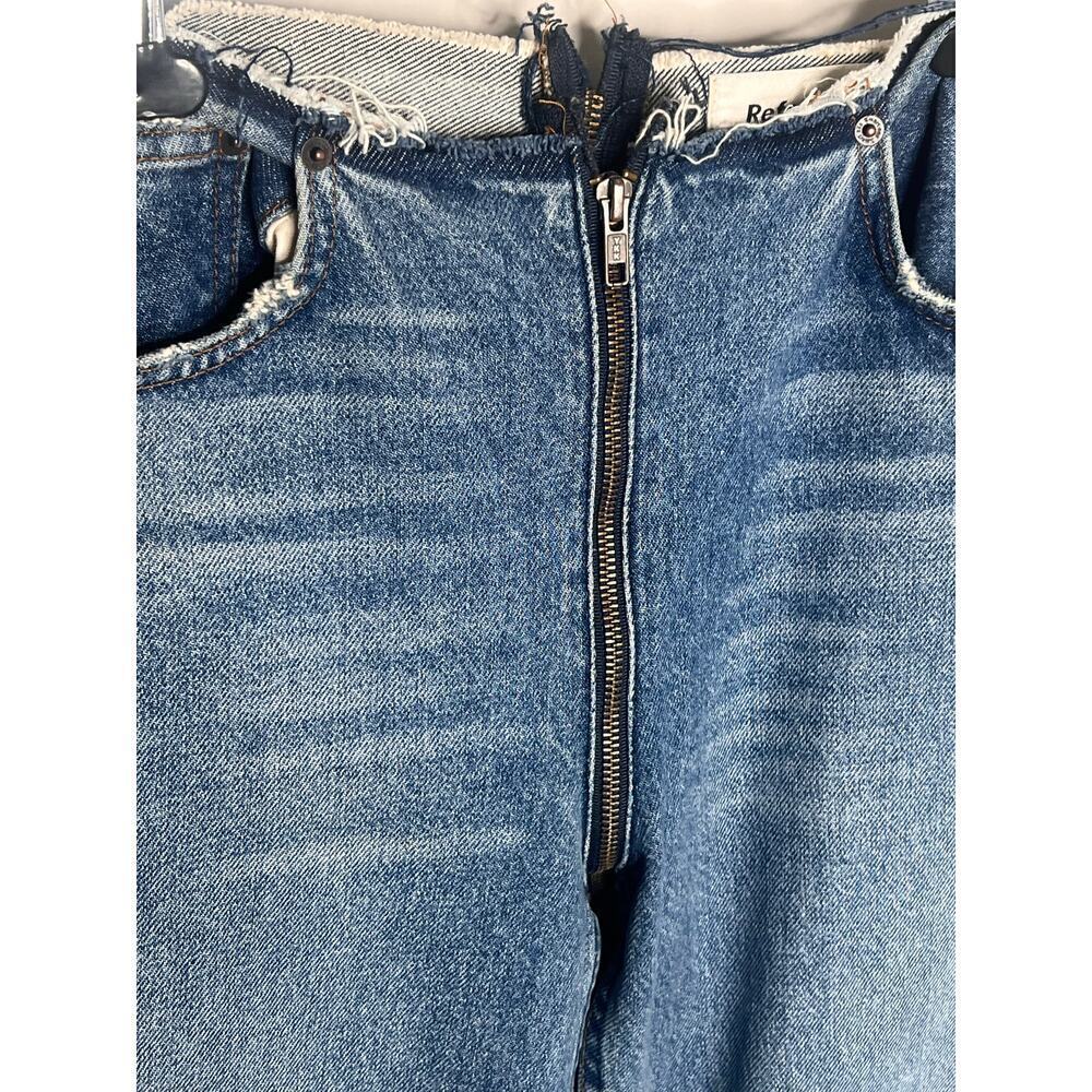 Reformation High Rise Straight Leg Ankle Zipper Jean Celtic Wash Women's Size 26 - Picture 5 of 11